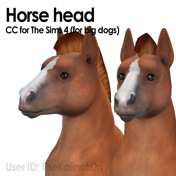 Horse heads (big dogs) at Kalino Â» Sims 4 Updates