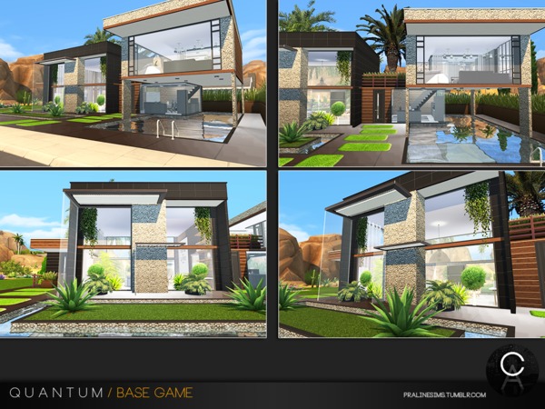 Sims 4 Quantum house by Pralinesims at TSR
