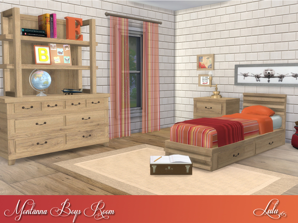 Sims 4 Montanna Boys Room by Lulu265 at TSR