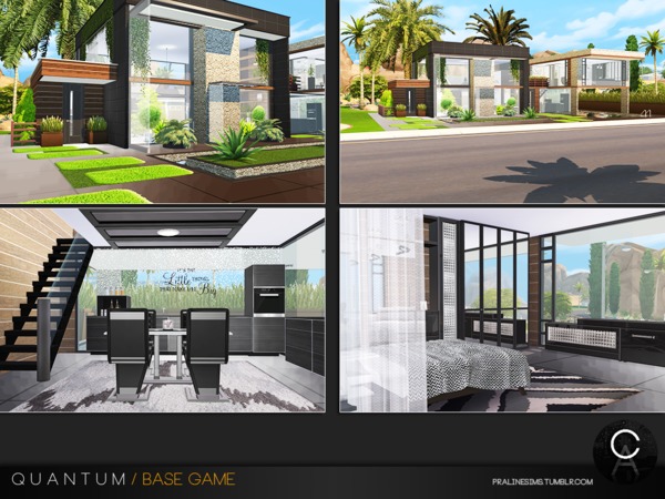 Sims 4 Quantum house by Pralinesims at TSR
