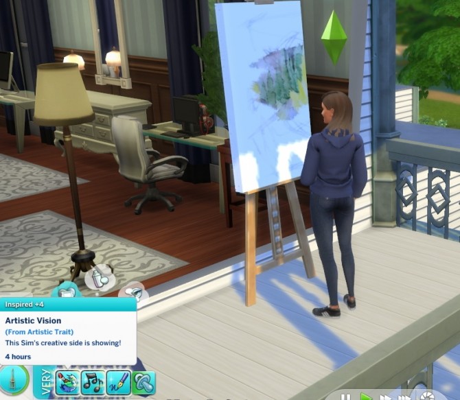 Sims 4 Artistic Trait by GoBananas at Mod The Sims
