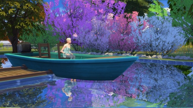 Sims 4 Ride the Waves Motor Boat by Snowhaze at Mod The Sims