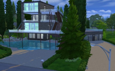 Hidden Woods Modern Family Home by catdenny at Mod The Sims
