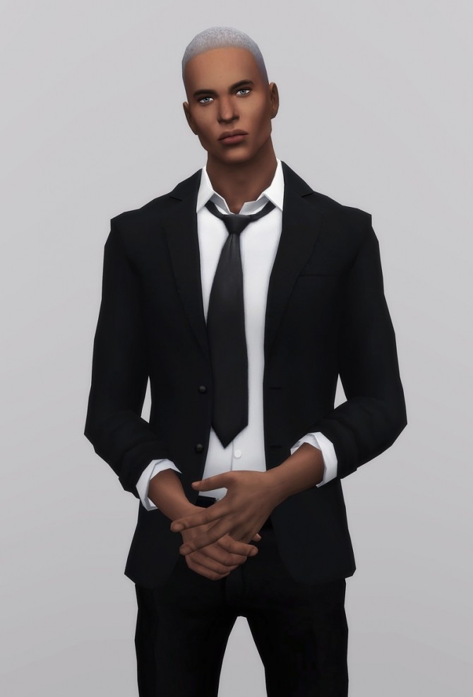 Sims 4 Business Suit M Separate Top at Rusty Nail