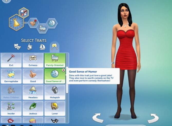 Sims 4 Sense of Humor Traits by GoBananas at Mod The Sims
