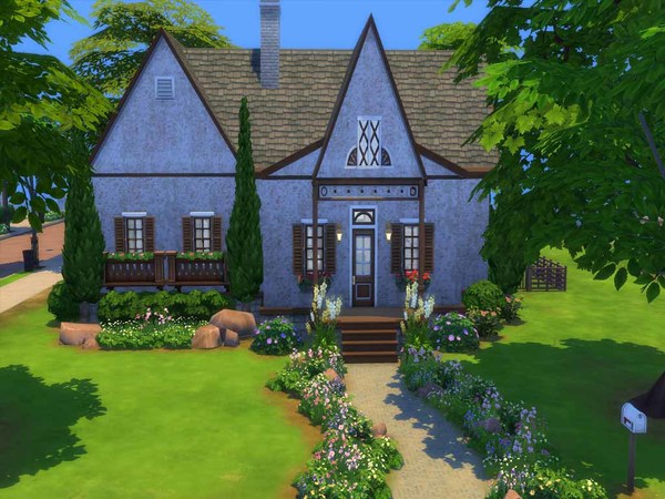 Sims 4 Carlton Way house by staralien at TSR
