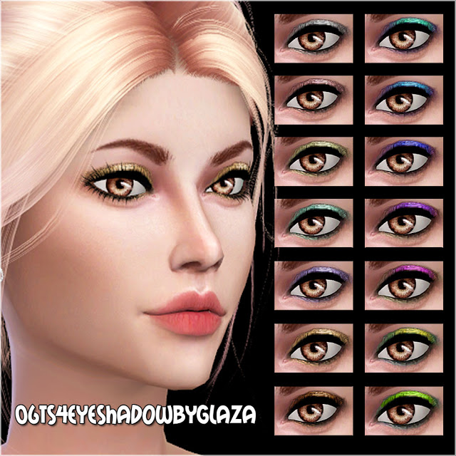 Sims 4 Eyeshadow #06 at All by Glaza