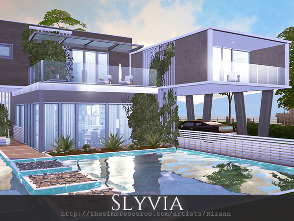 Sims 4 Slyvia home by Rirann at TSR