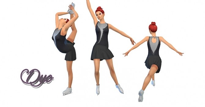 Sims 4 Ice skating outfit by Dyo at Sims 4 Fr