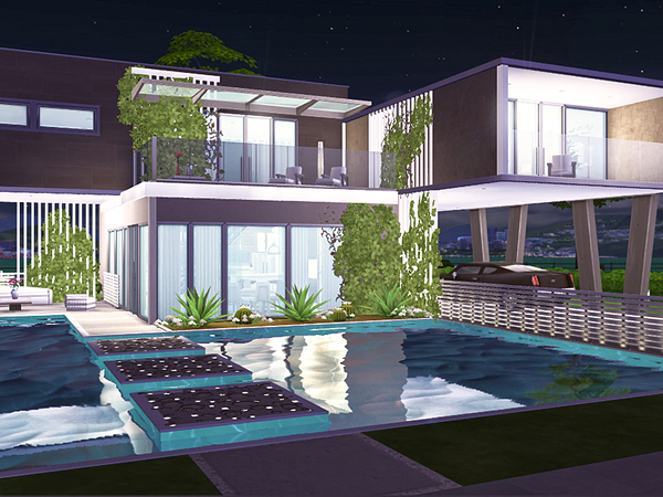 Sims 4 Slyvia home by Rirann at TSR