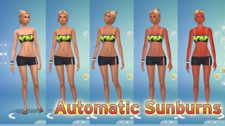 Automatic Sunburns by flerb at Mod The Sims