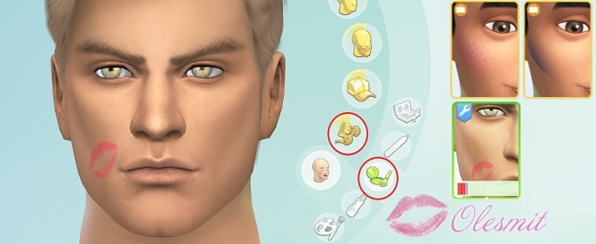 Sims 4 Prints kisses at OleSims