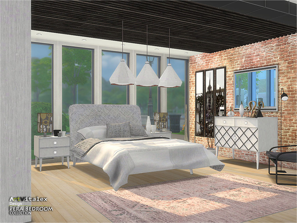 Sims 4 Pera Bedroom by ArtVitalex at TSR
