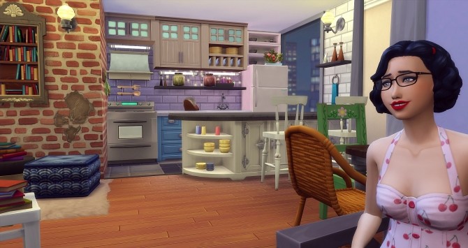 Sims 4 Topaze 1312, 21 Rue Chic apartment at Studio Sims Creation
