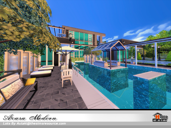 Sims 4 Acasa Modern by autaki at TSR