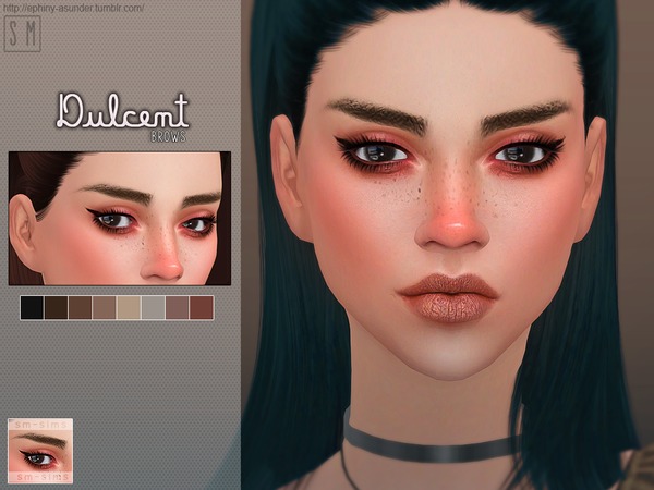 Sims 4 Dulcent Brows by Screaming Mustard at TSR