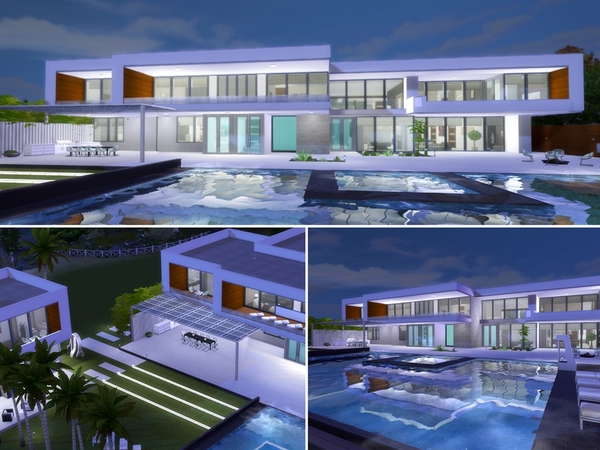 Sims 4 Sunset Strip Luxury Residence by ExternalSense at TSR