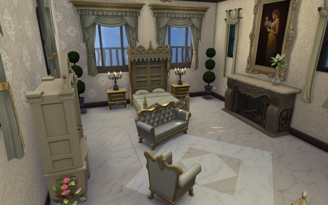 Sims 4 Mountain Set Castle by catdenny at Mod The Sims