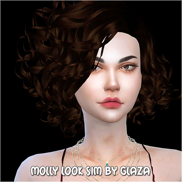 Sims 4 MOLLY LOOK SIM at All by Glaza