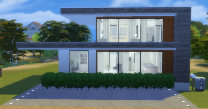 The Small Modern Beauty home by NoteCat at Mod The Sims » Sims 4 Updates