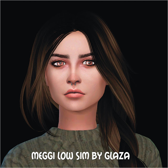 Sims 4 MEGGI LOW at All by Glaza