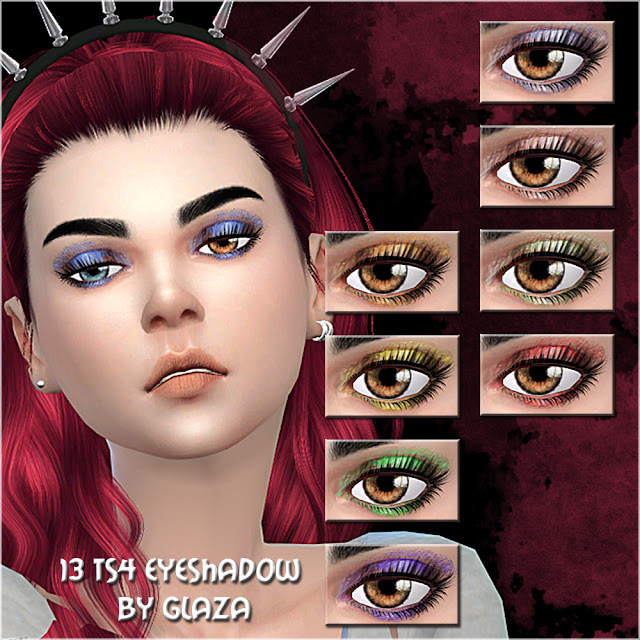 Sims 4 Eyeshadow #13 at All by Glaza