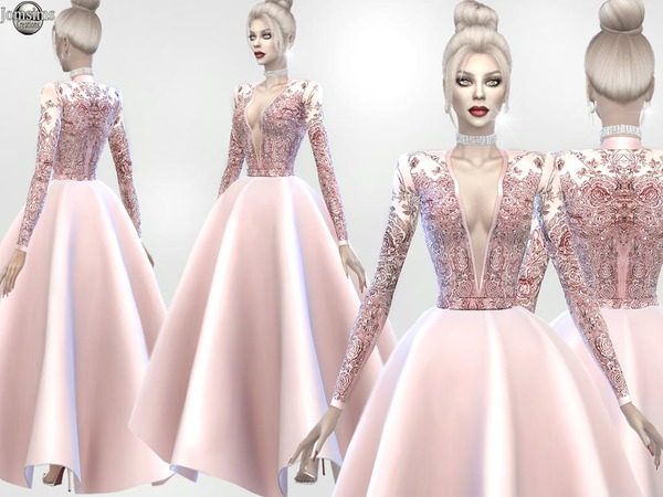 Sims 4 Asvelt haute couture by jomsims at TSR
