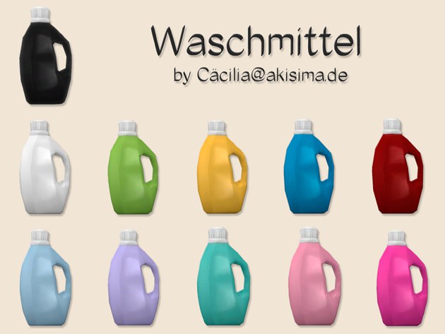 Sims 4 Laundry detergent by Cäcilia at Akisima
