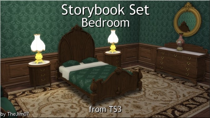 Sims 4 Storybook Bedroom from TS3 by TheJim07 at Mod The Sims