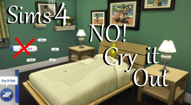 Sims 4 NO Cry it Out! by PolarBearSims at Mod The Sims