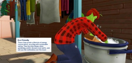 Eco-Friendly Trait by duderocks at Mod The Sims