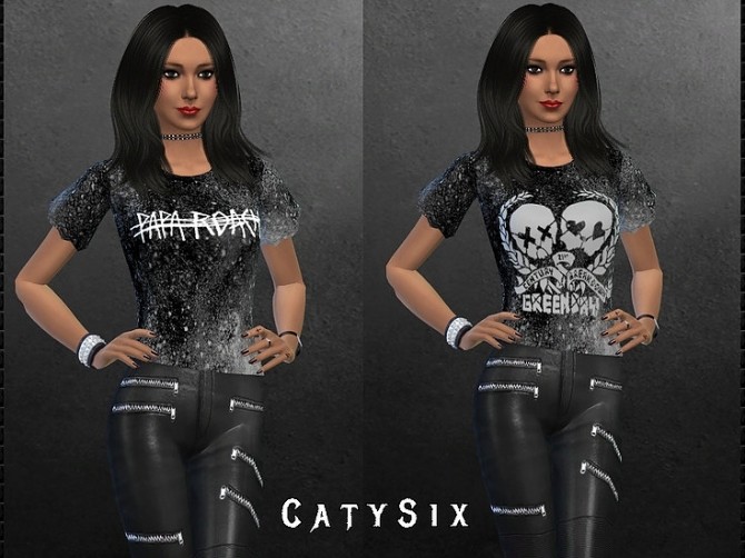 Sims 4 6 T shirts at CatySix