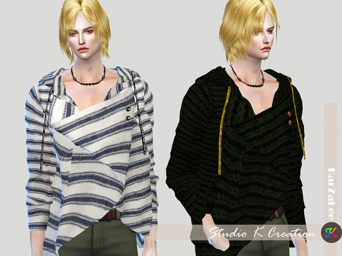 Giruto 47 Draped Neck top at Studio K-Creation » Sims 4 Updates