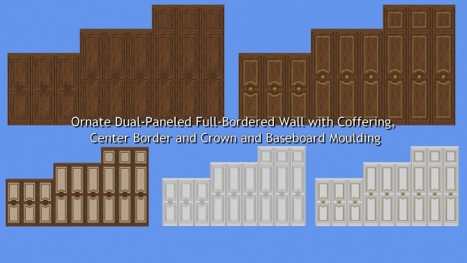 Sims 4 Wood Paneling Walls from TS3 by TheJim07 at Mod The Sims