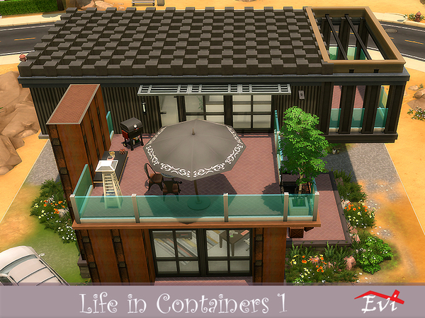 Sims 4 Life in Containers 1 by evi at TSR