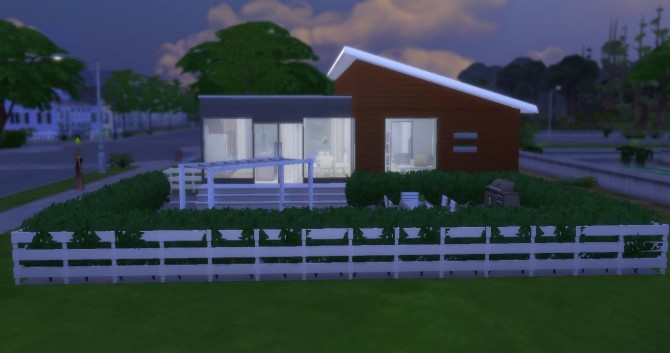 Sims 4 Ultra Modern Tiny House by NoteCat at Mod The Sims