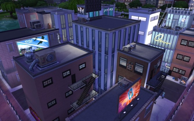 Sims 4 Inner City Block by catdenny at Mod The Sims