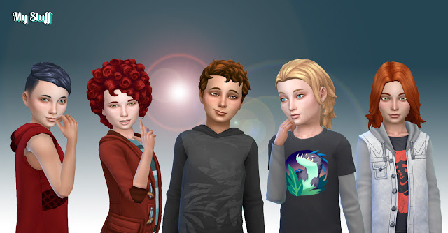 Sims 4 Boys Hair Pack 7 at My Stuff