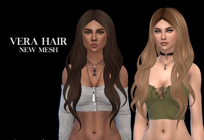 Sims 4 Vera Hair (P) at Leo Sims