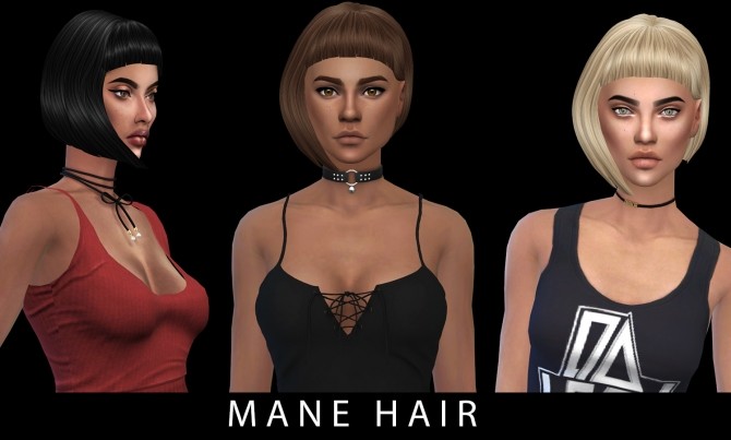 Sims 4 Mane Hair (P) at Leo Sims