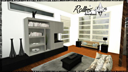 Rollins modern living room at Pandasht Productions