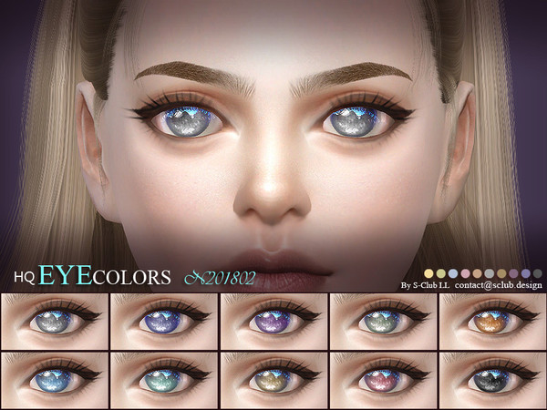 Sims 4 Eyecolor 201802 by S Club LL at TSR