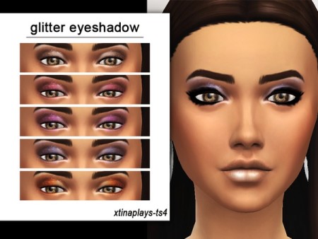 Glitter Eyeshadow by xtinaplays-ts4 at TSR