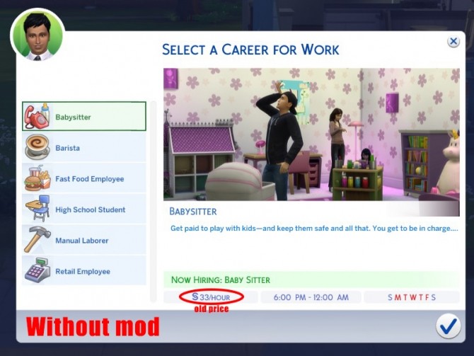 Sims 4 Realistic Salaries (Lower Career Payout) by Satira at Mod The Sims