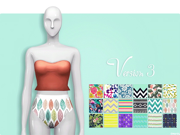 Sims 4 Concord Bathing Suit Recolors at Nords Sims