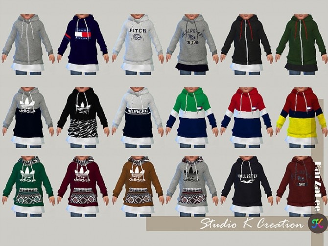 Sims 4 Giruto 46 hoodie Sweater for toddler at Studio K Creation