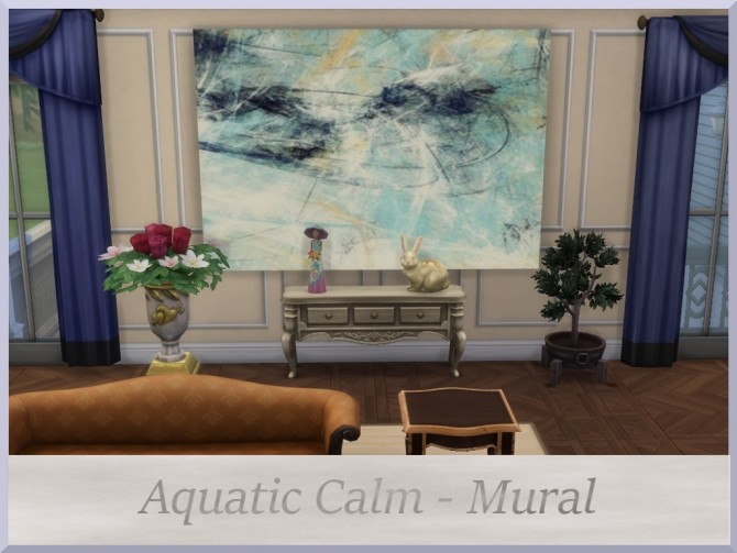 Sims 4 Aquatic Calm Set by augold44 at Mod The Sims