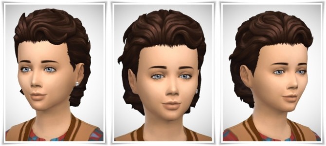 Sims 4 Boy’s SweptBack with Neck Hair at Birksches Sims Blog