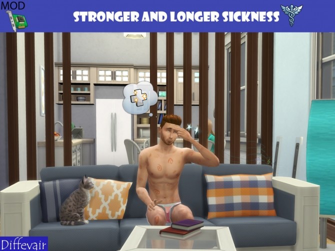 Sims 4 Stronger and longer sickness at Diffevair – Sims 4 Mods