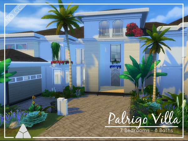 Sims 4 Palrigo Villa by ProbNutt at TSR